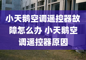 小天鵝空調(diào)遙控器故障怎么辦 小天鵝空調(diào)遙控器原因