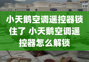 小天鵝空調(diào)遙控器鎖住了 小天鵝空調(diào)遙控器怎么解鎖