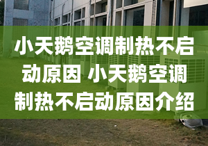 小天鵝空調(diào)制熱不啟動原因 小天鵝空調(diào)制熱不啟動原因介紹