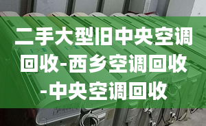 二手大型舊中央空調(diào)回收-西鄉(xiāng)空調(diào)回收-中央空調(diào)回收