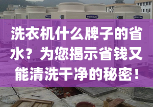 洗衣機什么牌子的省水？為您揭示省錢又能清洗干凈的秘密！