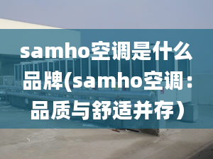 samho空調(diào)是什么品牌(samho空調(diào)：品質(zhì)與舒適并存）