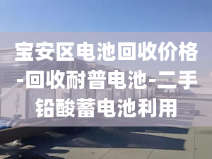 寶安區(qū)電池回收價(jià)格-回收耐普電池-二手鉛酸蓄電池利用