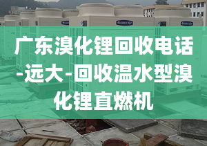 廣東溴化鋰回收電話-遠大-回收溫水型溴化鋰直燃機