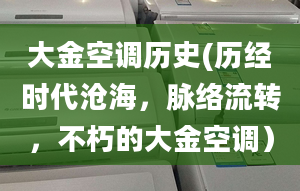 大金空調(diào)歷史(歷經(jīng)時(shí)代滄海，脈絡(luò)流轉(zhuǎn)，不朽的大金空調(diào)）