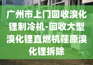 廣州市上門回收溴化鋰制冷機(jī)-回收大型溴化鋰直燃機(jī)荏原溴化鋰拆除