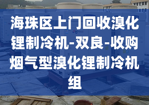 海珠區(qū)上門回收溴化鋰制冷機(jī)-雙良-收購(gòu)煙氣型溴化鋰制冷機(jī)組