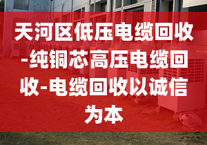 天河區(qū)低壓電纜回收-純銅芯高壓電纜回收-電纜回收以誠信為本