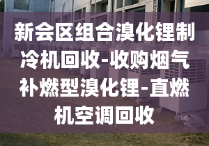 新會區(qū)組合溴化鋰制冷機(jī)回收-收購煙氣補(bǔ)燃型溴化鋰-直燃機(jī)空調(diào)回收