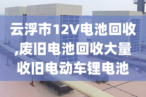 云浮市12V電池回收,廢舊電池回收大量收舊電動(dòng)車鋰電池