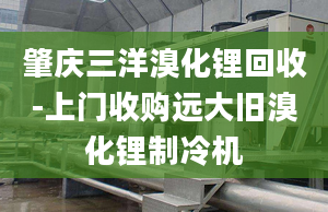 肇慶三洋溴化鋰回收-上門收購(gòu)遠(yuǎn)大舊溴化鋰制冷機(jī)