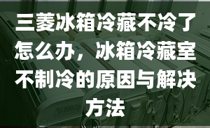 三菱冰箱冷藏不冷了怎么辦，冰箱冷藏室不制冷的原因與解決方法