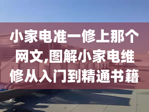 小家電準一修上那個網(wǎng)文,圖解小家電維修從入門到精通書籍