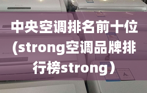 中央空調(diào)排名前十位(strong空調(diào)品牌排行榜strong）