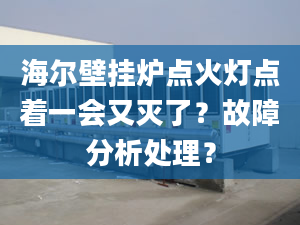 海爾壁掛爐點火燈點著一會又滅了？故障分析處理？