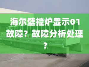 海爾壁掛爐顯示01故障？故障分析處理？