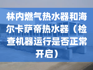 林內(nèi)燃氣熱水器和海爾卡薩帝熱水器（檢查機器運行是否正常開啟）