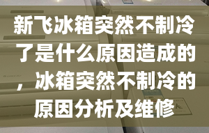 新飛冰箱突然不制冷了是什么原因造成的，冰箱突然不制冷的原因分析及維修