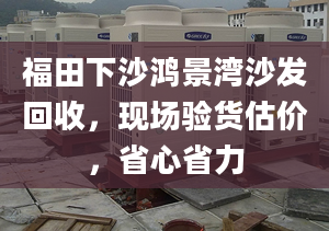 福田下沙鴻景灣沙發(fā)回收，現(xiàn)場驗貨估價，省心省力