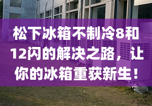 松下冰箱不制冷8和12閃的解決之路，讓你的冰箱重獲新生！