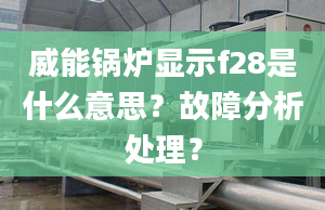 威能鍋爐顯示f28是什么意思？故障分析處理？