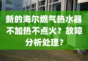 新的海爾燃?xì)鉄崴鞑患訜岵稽c(diǎn)火？故障分析處理？