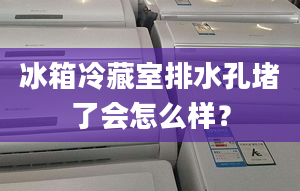 冰箱冷藏室排水孔堵了會(huì)怎么樣？