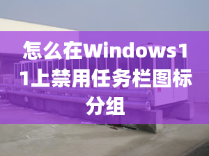 怎么在Windows11上禁用任務(wù)欄圖標分組