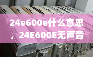 24e600e什么意思，24E600E無(wú)聲音