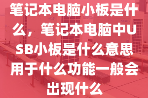 筆記本電腦小板是什么，筆記本電腦中USB小板是什么意思用于什么功能一般會出現(xiàn)什么