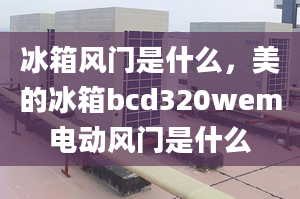 冰箱風(fēng)門是什么，美的冰箱bcd320wem電動風(fēng)門是什么