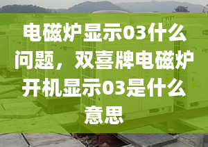 電磁爐顯示03什么問題，雙喜牌電磁爐開機顯示03是什么意思