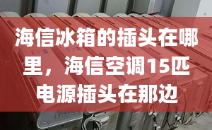 海信冰箱的插頭在哪里，海信空調(diào)15匹電源插頭在那邊