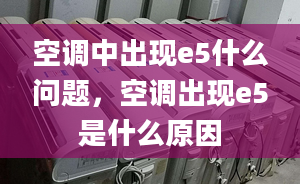 空調(diào)中出現(xiàn)e5什么問題，空調(diào)出現(xiàn)e5是什么原因