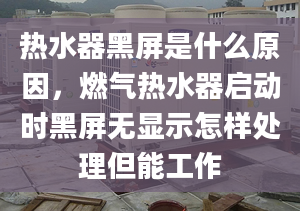 熱水器黑屏是什么原因，燃?xì)鉄崴鲉訒r黑屏無顯示怎樣處理但能工作