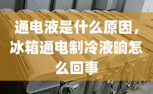 通電液是什么原因，冰箱通電制冷液晌怎么回事