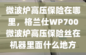 微波爐高壓保險在哪里，格蘭仕WP700微波爐高壓保險絲在機(jī)器里面什么地方