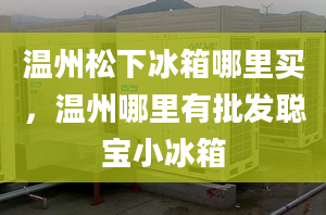 溫州松下冰箱哪里買，溫州哪里有批發(fā)聰寶小冰箱