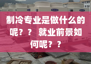 制冷專業(yè)是做什么的呢？？ 就業(yè)前景如何呢？？