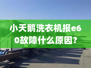 小天鵝洗衣機(jī)報(bào)e60故障什么原因？