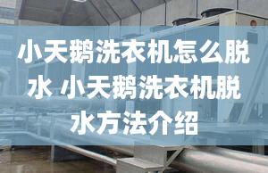 小天鵝洗衣機怎么脫水 小天鵝洗衣機脫水方法介紹