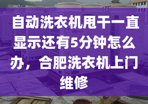 自動洗衣機甩干一直顯示還有5分鐘怎么辦，合肥洗衣機上門維修