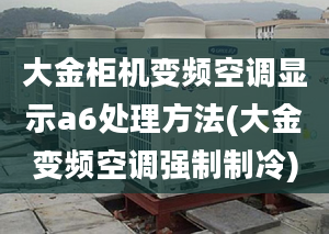 大金柜機變頻空調(diào)顯示a6處理方法(大金變頻空調(diào)強制制冷)