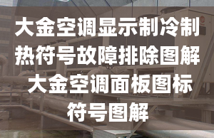 大金空調(diào)顯示制冷制熱符號故障排除圖解 大金空調(diào)面板圖標(biāo)符號圖解