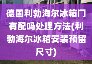 德國(guó)利勃海爾冰箱門有配嗎處理方法(利勃海爾冰箱安裝預(yù)留尺寸)