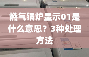 燃?xì)忮仩t顯示01是什么意思？3種處理方法