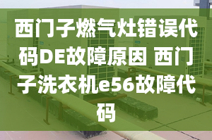 西門子燃?xì)庠铄e(cuò)誤代碼DE故障原因 西門子洗衣機(jī)e56故障代碼