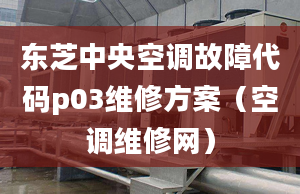 東芝中央空調(diào)故障代碼p03維修方案（空調(diào)維修網(wǎng)）