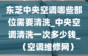 東芝中央空調(diào)哪些部位需要清洗_中央空調(diào)清洗一次多少錢(qián)_（空調(diào)維修網(wǎng)）