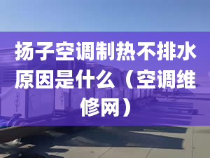 揚(yáng)子空調(diào)制熱不排水原因是什么（空調(diào)維修網(wǎng)）